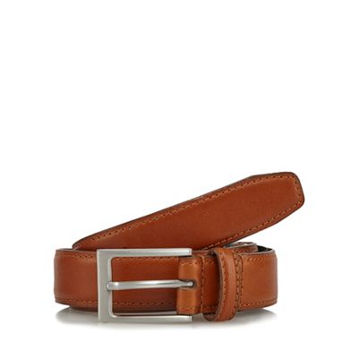 J by Jasper Conran Tan leather pin buckle belt